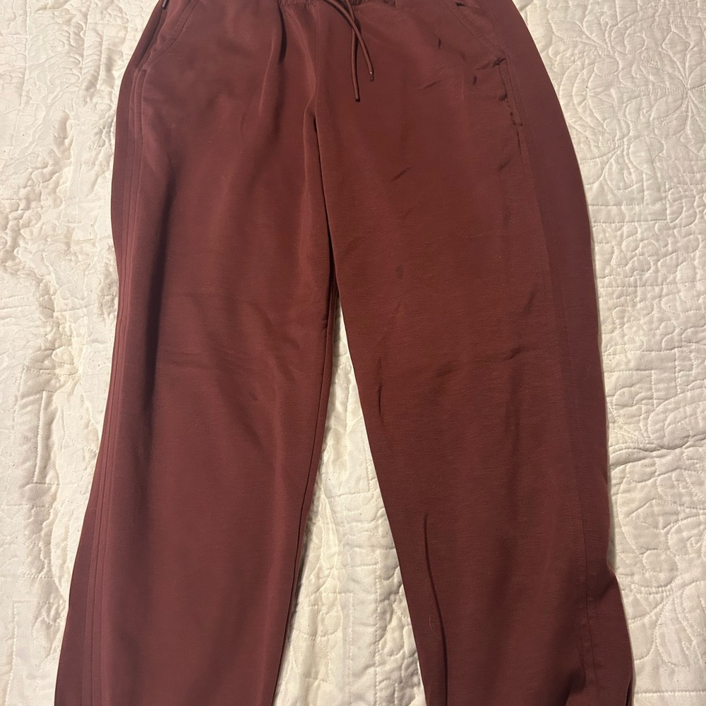 Athleta Maroon Track Pants